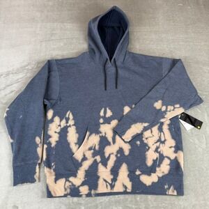 Zella Pullover Hoodie Mens Large Navy Eclipse Drawstring Pocket Nordstrom NWT